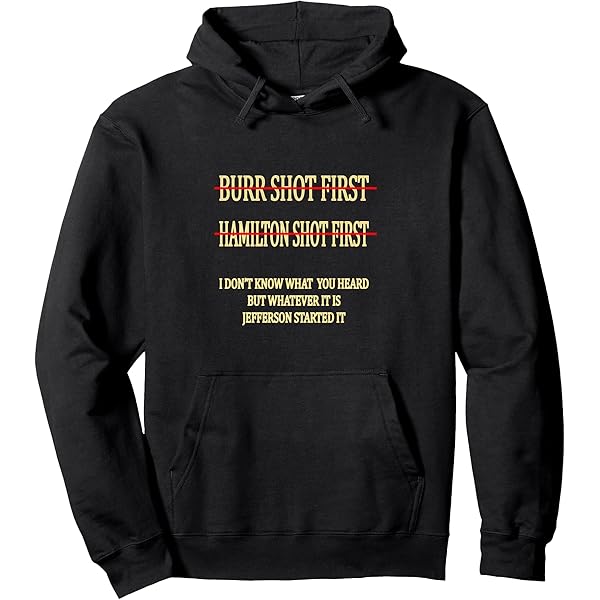 Amazon.com: Vintage Historic Hamilton Quote kids Pullover
